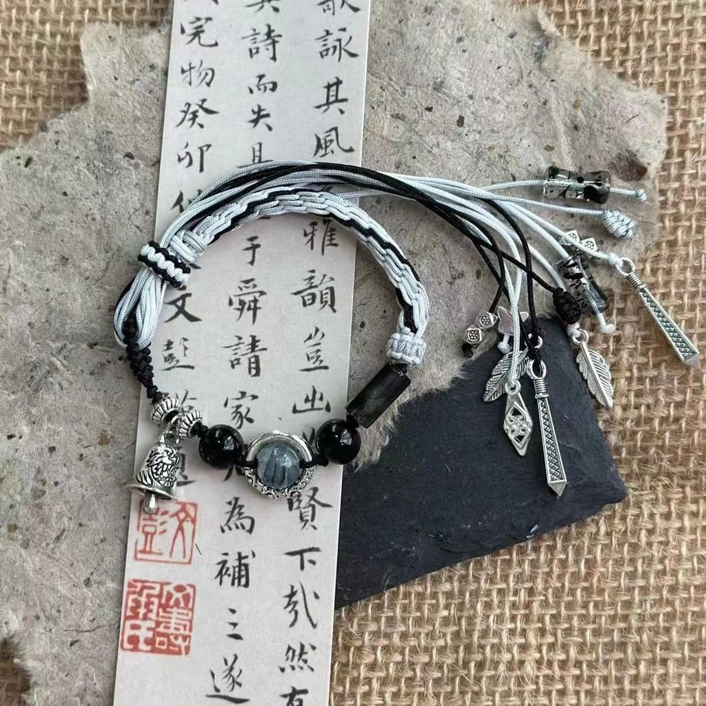 Элегантный браслет-колокольчик в китайском стиле с изысканной ручной работой