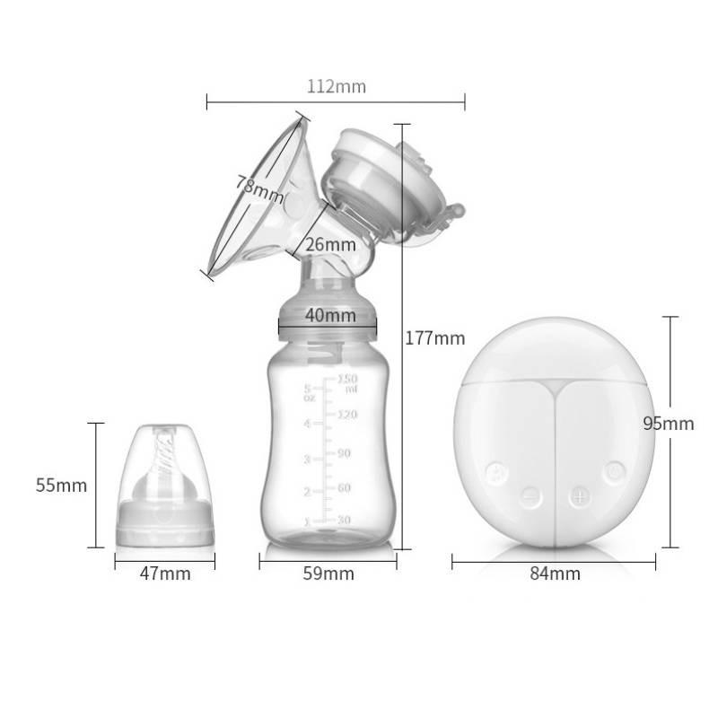 Автоматический двойной электрический молокоотсос с тихой работой для кормящих мам